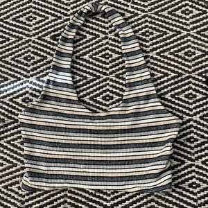 Halter top large crop